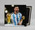 Cuadro Lionel Messi Argentina · 40x40 cm en internet