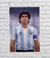 Banner Diego Maradona Argentina · 120x80 cms