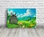 Cuadro Mi Vecino Totoro · Canvas Con Bastidor 60x40 cm en internet