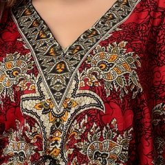 Imagem do kaftan Vestido longo Feminina Indiano Boho Casual