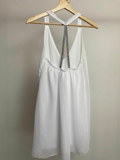 Vestido Blanco con tiras en internet