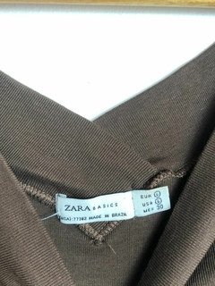 Manga larga marrón Zara - comprar online