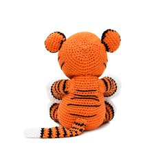 Boneco Tigre listrado em amigurumi - Art Familiar Artesanato