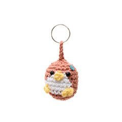 Chaveiro mini piguim em amigurumi - Art Familiar Artesanato