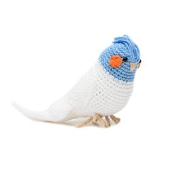 Calopsita azul em amigurumi - comprar online