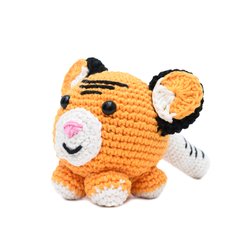 Tigre bola em amigurumi na internet