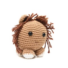 Leão bola em amigurumi - Art Familiar Artesanato