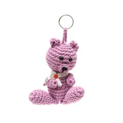 Chaveiro ursinho em amigurumi - Art Familiar Artesanato