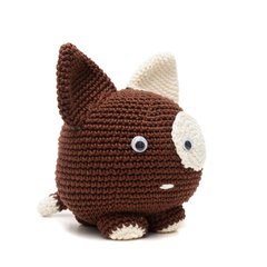 Cachorro peso de porta em amigurumi na internet