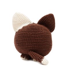 Cachorro peso de porta em amigurumi - Art Familiar Artesanato