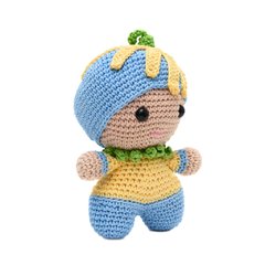 Bebê flor em amigurumi na internet