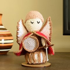 São Miguel Arcanjo em amigurumi - loja online