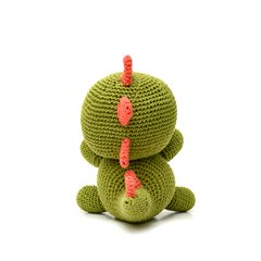 Dinossauro Verde em amigurumi0