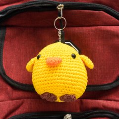 Chaveiro Pintinho amarelo em amigurumi - comprar online