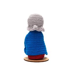 São Pedro em amigurumi - Art Familiar Artesanato