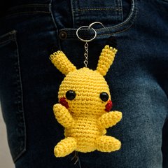 Chaveiro Pokemon Pikachu em amigurumi - comprar online