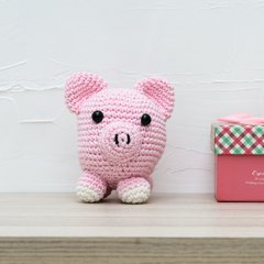 Porco Bola em amigurumi - loja online