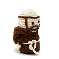 Mini São Francisco de Assis em amigurumi na internet