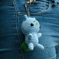 Chaveiro Pokemon Bulbasauro em amigurumi - comprar online