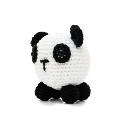 Urso Panda bola em amigurumi na internet