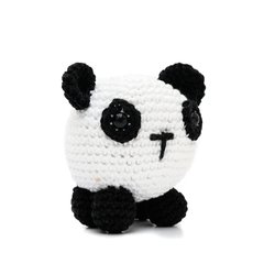Urso Panda bola em amigurumi - Art Familiar Artesanato