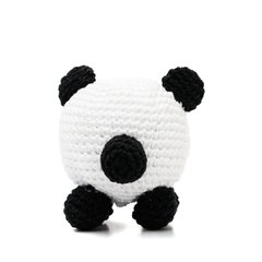 Urso Panda bola em amigurumi - loja online
