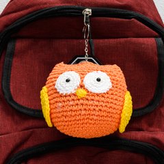 Chaveiro Coruja laranja em amigurumi - comprar online