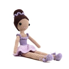 Boneca Bailarina Alana em amigurumi - comprar online