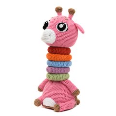 Girafa brinquedo educativo em amigurumi - comprar online