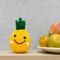 Abacaxi em amigurumi na internet