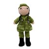 Boneca Médica Militar em amigurumi