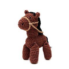 Cavalinho em amigurumi