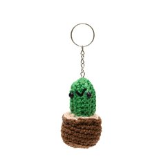 Chaveiro Cactus em amigurumi