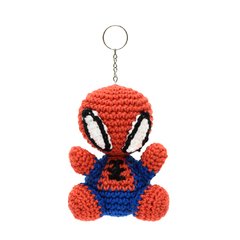 Chaveiro Homem Aranha em amigurumi