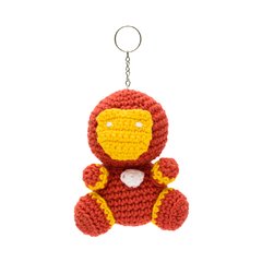 Chaveiro Homem de Ferro em amigurumi