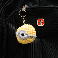 Chaveiro Mini Minion em amigurumi - comprar online