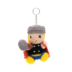 Chaveiro Boneco Thor em amigurumi