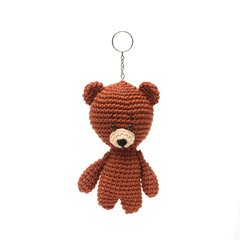 Chaveiro urso médio em amigurumi