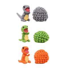 Coleção Ovo com filhote de dinossauro e dragão em amigurumi - comprar online