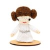 Coleção Star Wars - Princesa Leia em amigurumi