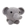 Elefante bola em amigurumi