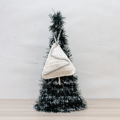 Enfeite Arvore de Natal Off White em Amigurumi - comprar online