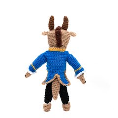 A Fera da Bela e a Fera em amigurumi - loja online