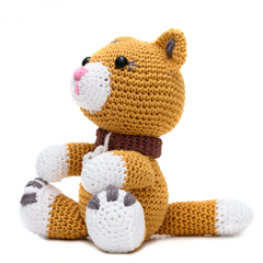 Gatinha Miau Caramelo em Amigurumi - comprar online