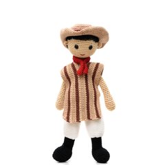 Boneco Gaúcho em amigurumi