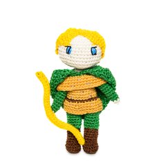 Hank da Caverna do Dragão em amigurumi