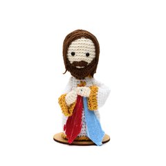 Jesus Misericordioso em Amigurumi