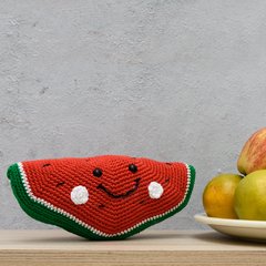 Melancia em amigurumi na internet