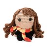 Mini Hermione do Harry Potter em amigurumi