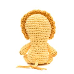 Mini leão em amigurumi - Art Familiar Artesanato